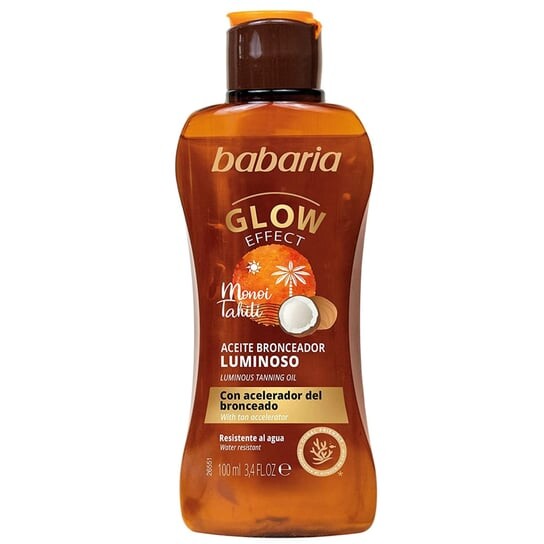 Осветляющее масло для загара, 100 мл Babaria, Glow Effect Monoi Tahiti 
Осветляющее масло для загара, 100 мл Babaria, Glow Effect Monoi Tahiti