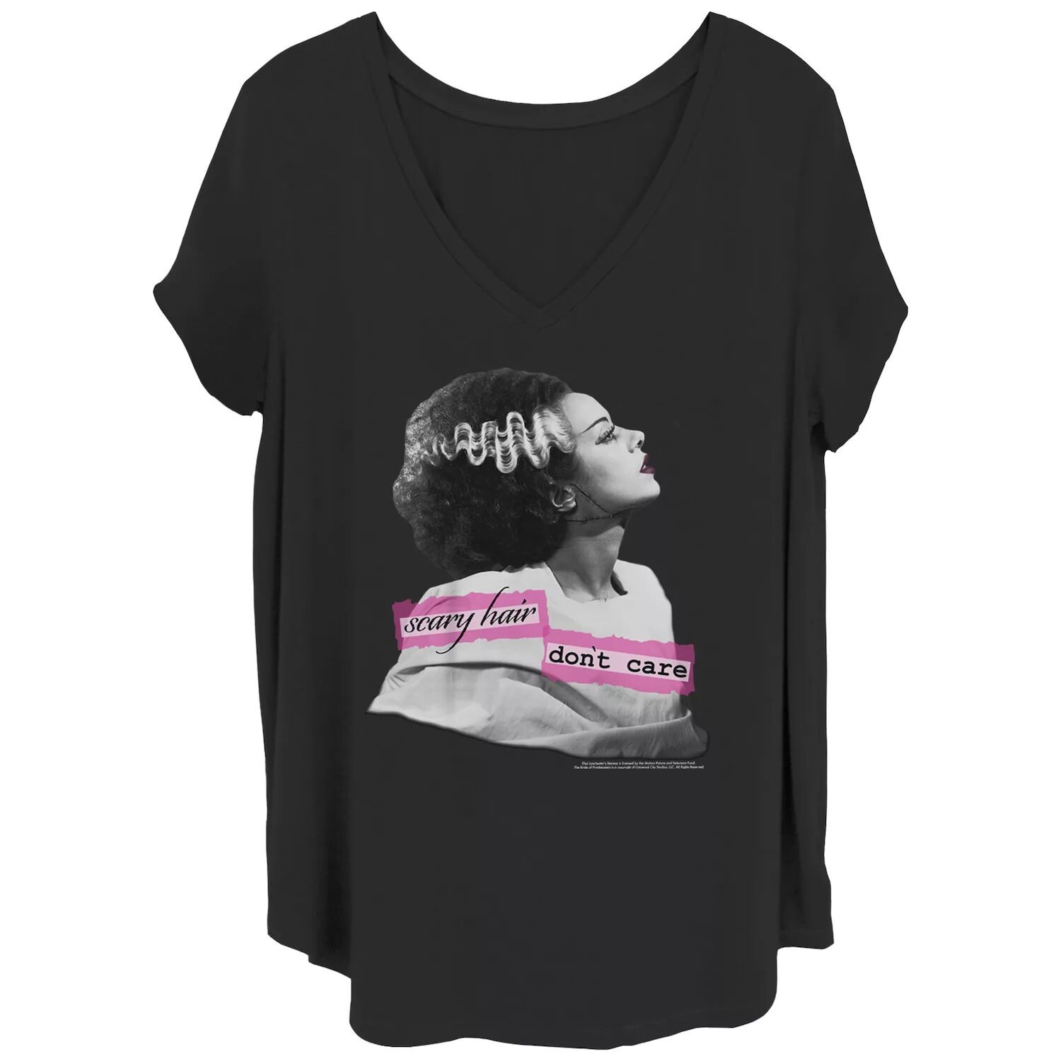 Универсальная футболка больших размеров для юниоров со страшными волосами «Невеста Франкенштейна» Licensed Character
Универсальная футболка больших размеров для юниоров со страшными волосами «Невеста Франкенштейна» Licensed Character