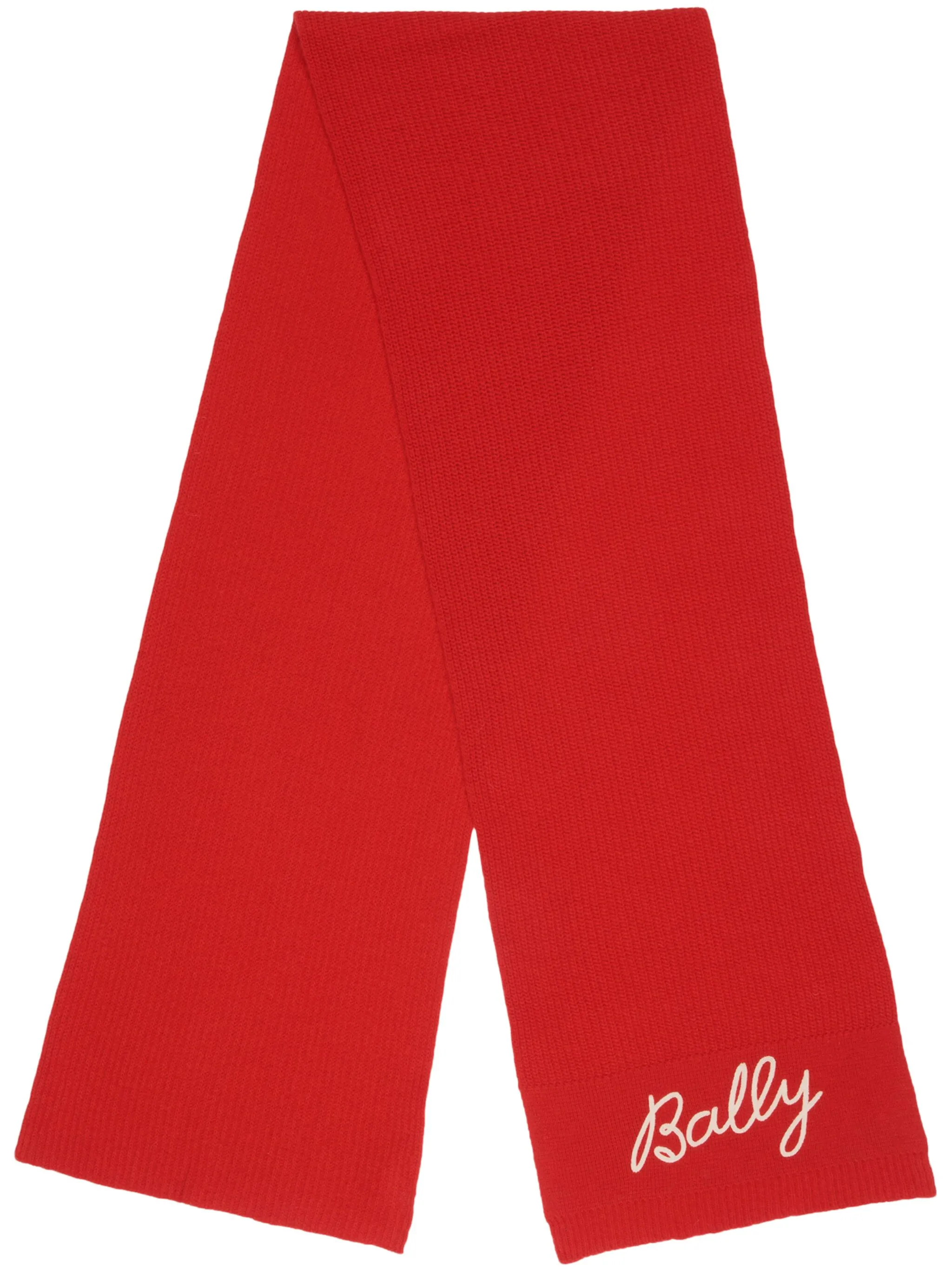 Шарф с логотипом вязки интарсия Bally, красный
Шарф с логотипом вязки интарсия Bally, красный