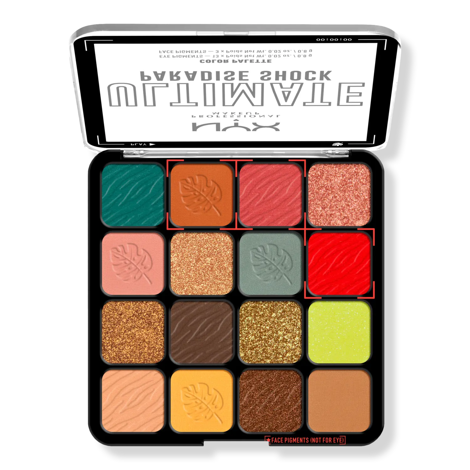Палетка теней Ultimate Color Shadow Palette Paradise Shock NYX Professional Makeup
Палетка теней Ultimate Color Shadow Palette Paradise Shock NYX Professional Makeup
