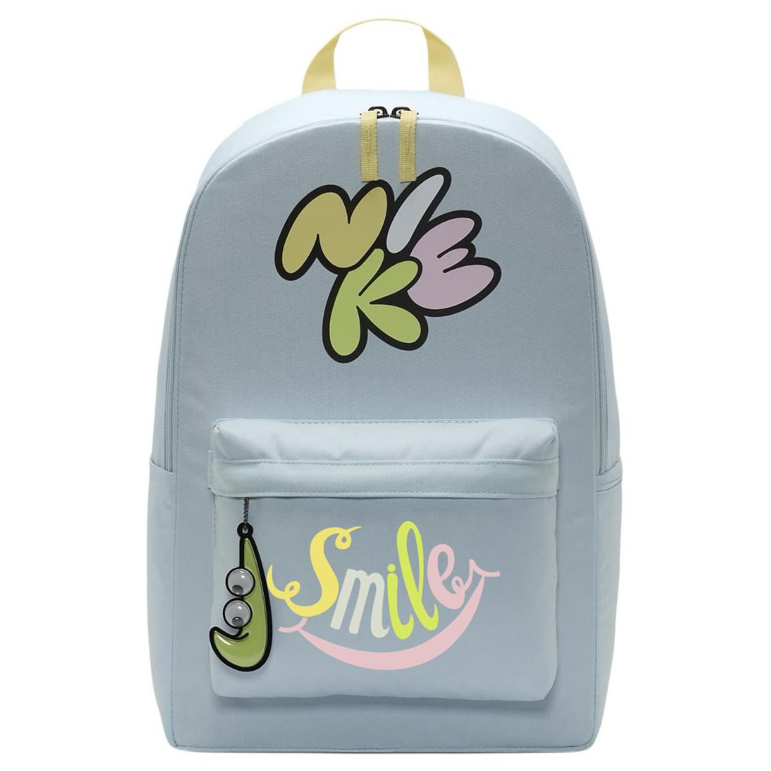 Nike Тканевый рюкзак женский ледниково-голубой и нежно-желтый и светло-лимонный, Smiley Face
Nike Тканевый рюкзак женский ледниково-голубой и нежно-желтый и светло-лимонный, Smiley Face