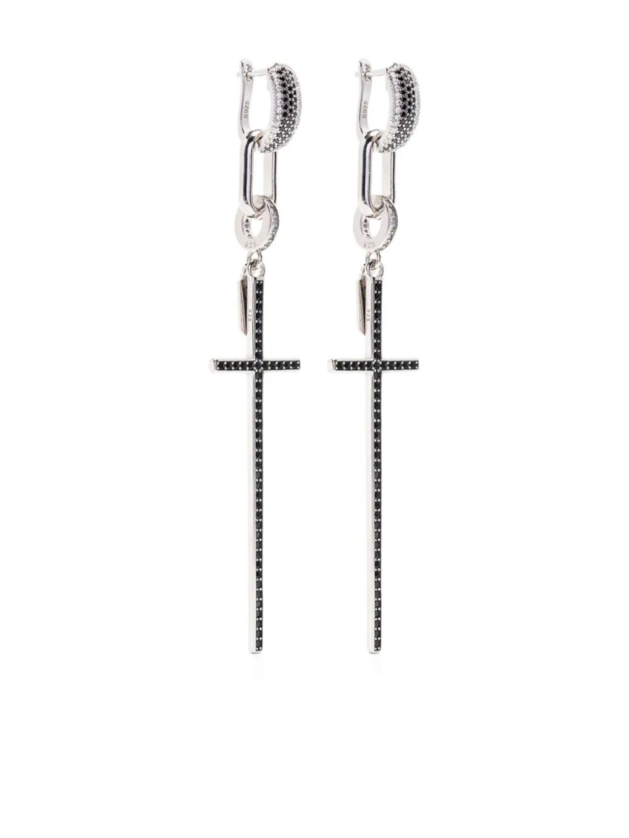 Ellen Conde серьги с кристаллами, серебряный
Ellen Conde серьги с кристаллами, серебряный