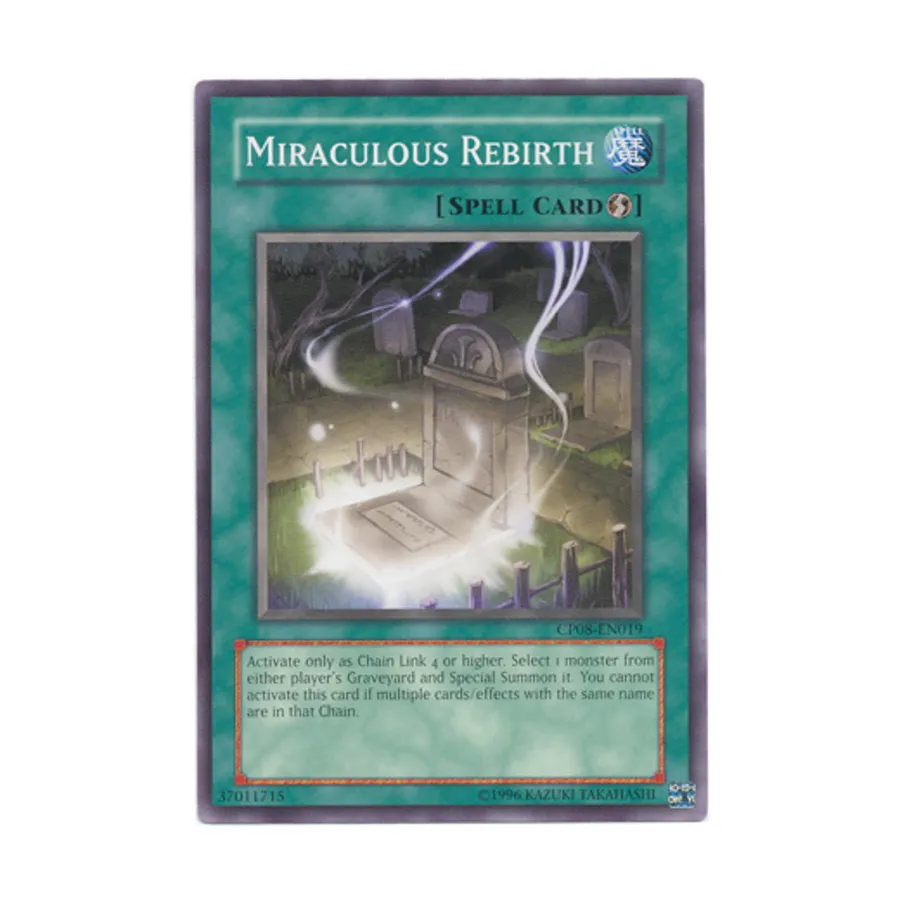 CCG Чудесное возрождение (Обычное), Yu-Gi-Oh - Champion Pack 8 - Singles
CCG Чудесное возрождение (Обычное), Yu-Gi-Oh - Champion Pack 8 - Singles