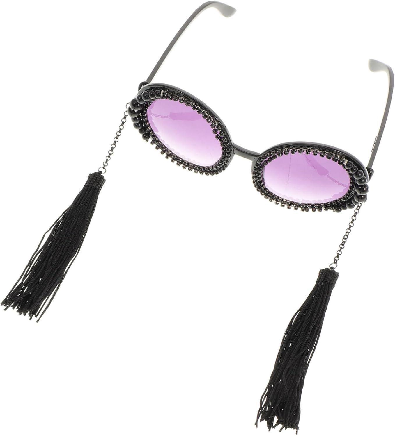 Винтажные круглые солнцезащитные очки с оригинальным дизайном и кисточкой — модный аксессуар для украшения, привлекающий внимание на косплей-фотосессиях, стильный ретро-аксессуар для женщин OATIPHO, Black
Винтажные круглые солнцезащитные очки с оригинальным дизайном и кисточкой — модный аксессуар для украшения, привлекающий внимание на косплей-фотосессиях, стильный ретро-аксессуар для женщин OATIPHO, Black