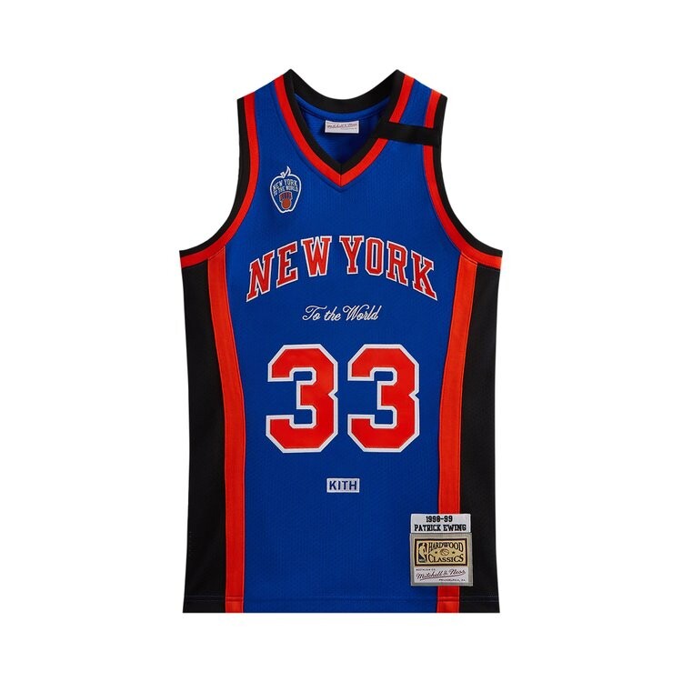 Джерси Kith And Mitchell & Ness For The New York Knicks Patrick Ewing 'Knicks Blue/Knicks Orange', разноцветный
Джерси Kith And Mitchell & Ness For The New York Knicks Patrick Ewing 'Knicks Blue/Knicks Orange', разноцветный