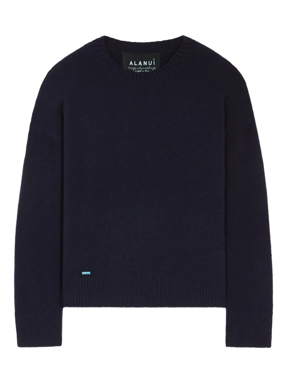 Свитер с круглым вырезом Alanui, синий
Свитер с круглым вырезом Alanui, синий