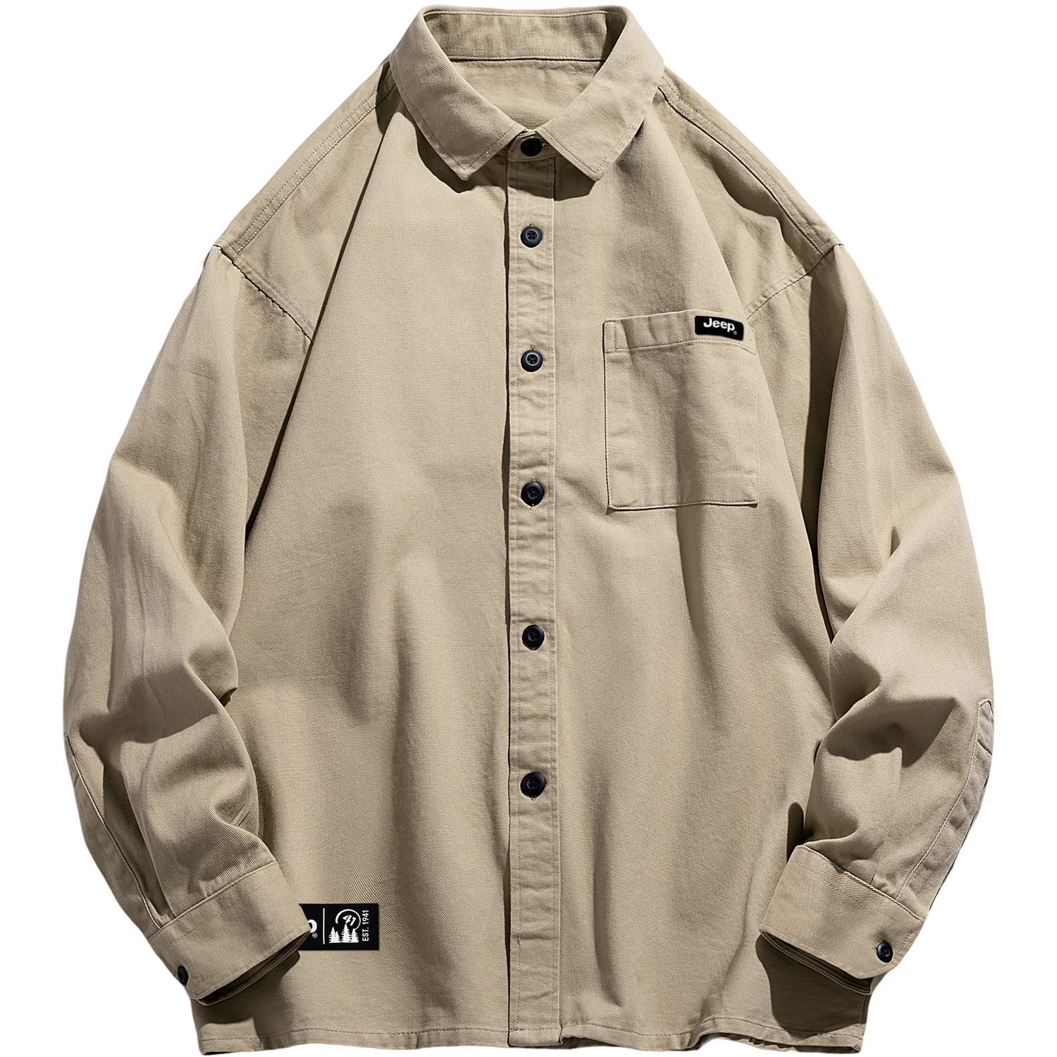 Рубашка унисекс Jeep, хаки
Рубашка унисекс Jeep, хаки