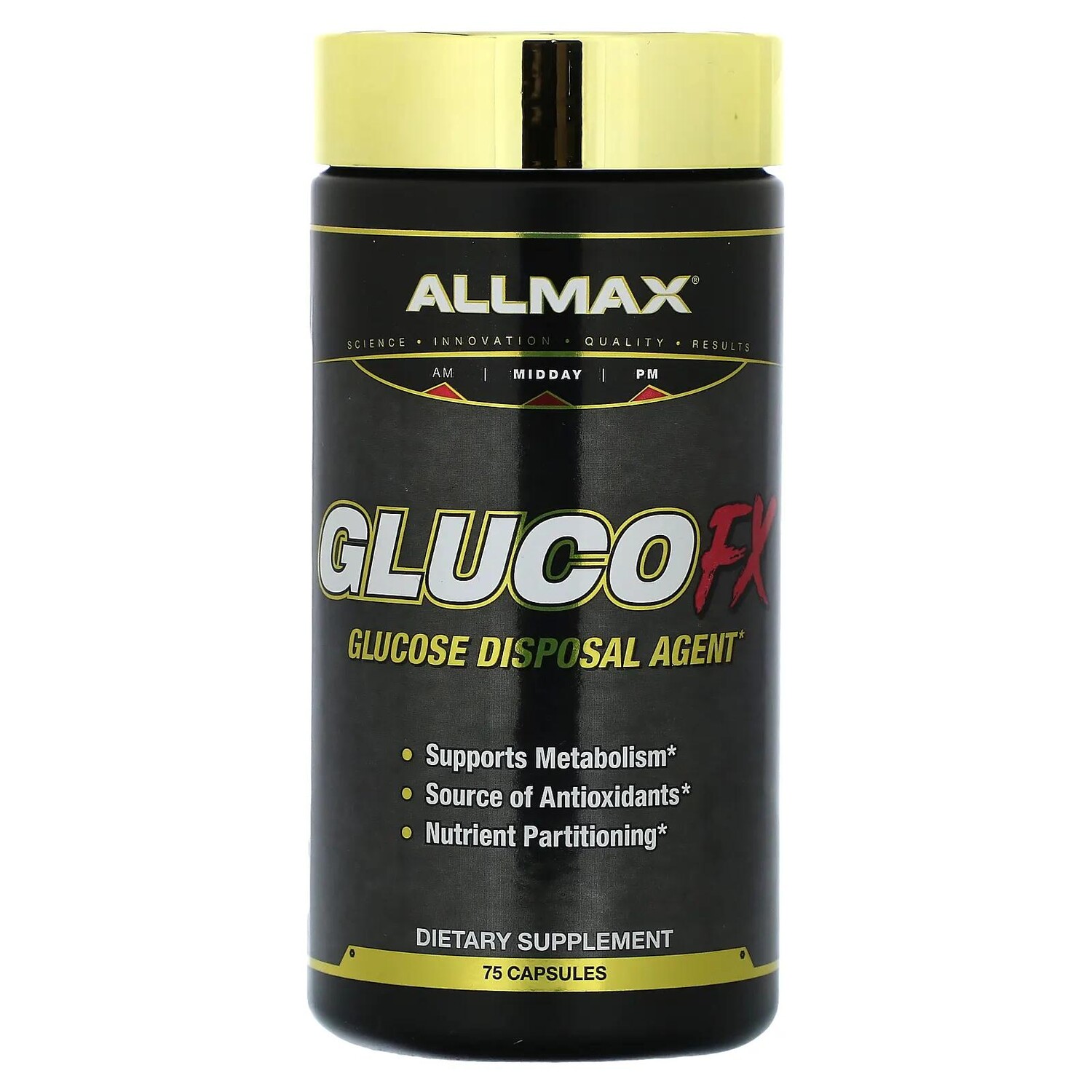 Allmax Nutrition GlucoFx 75 капсул 
Allmax Nutrition GlucoFx 75 капсул