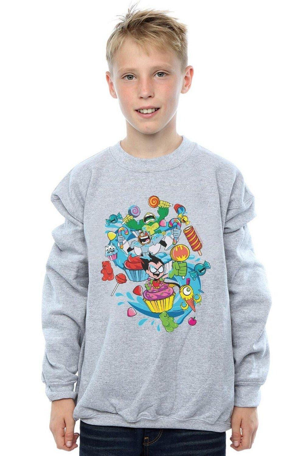Толстовка Teen Titans Go Candy Mania DC Comics, серый
Толстовка Teen Titans Go Candy Mania DC Comics, серый