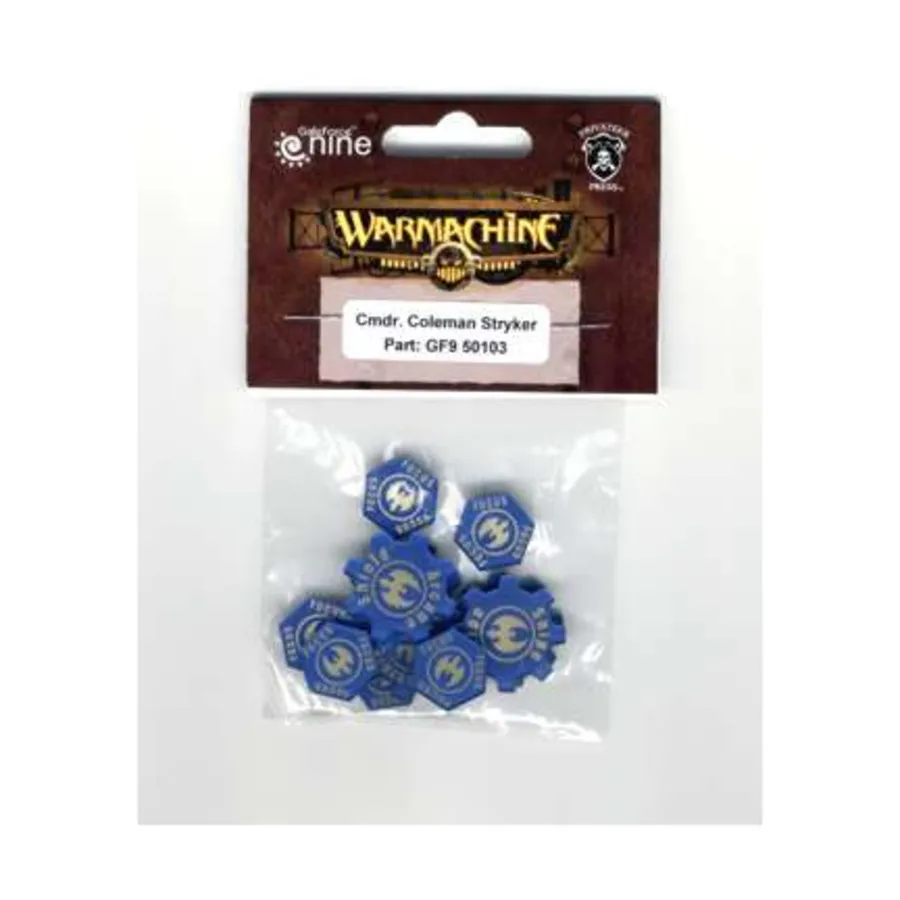 Командир Коулман Страйкер, Warmachine - Warcaster Token Sets - Cygnar (Gale Force Nine)
Командир Коулман Страйкер, Warmachine - Warcaster Token Sets - Cygnar (Gale Force Nine)