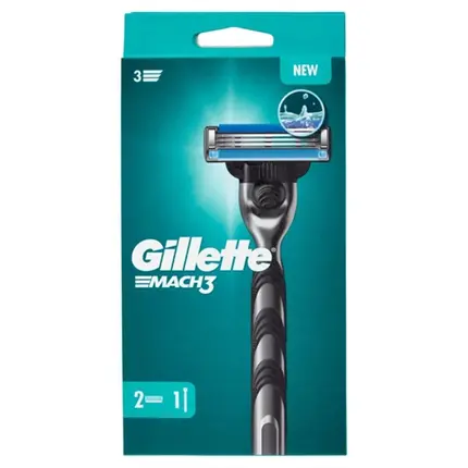 Бритва Gillette Mach3
Бритва Gillette Mach3