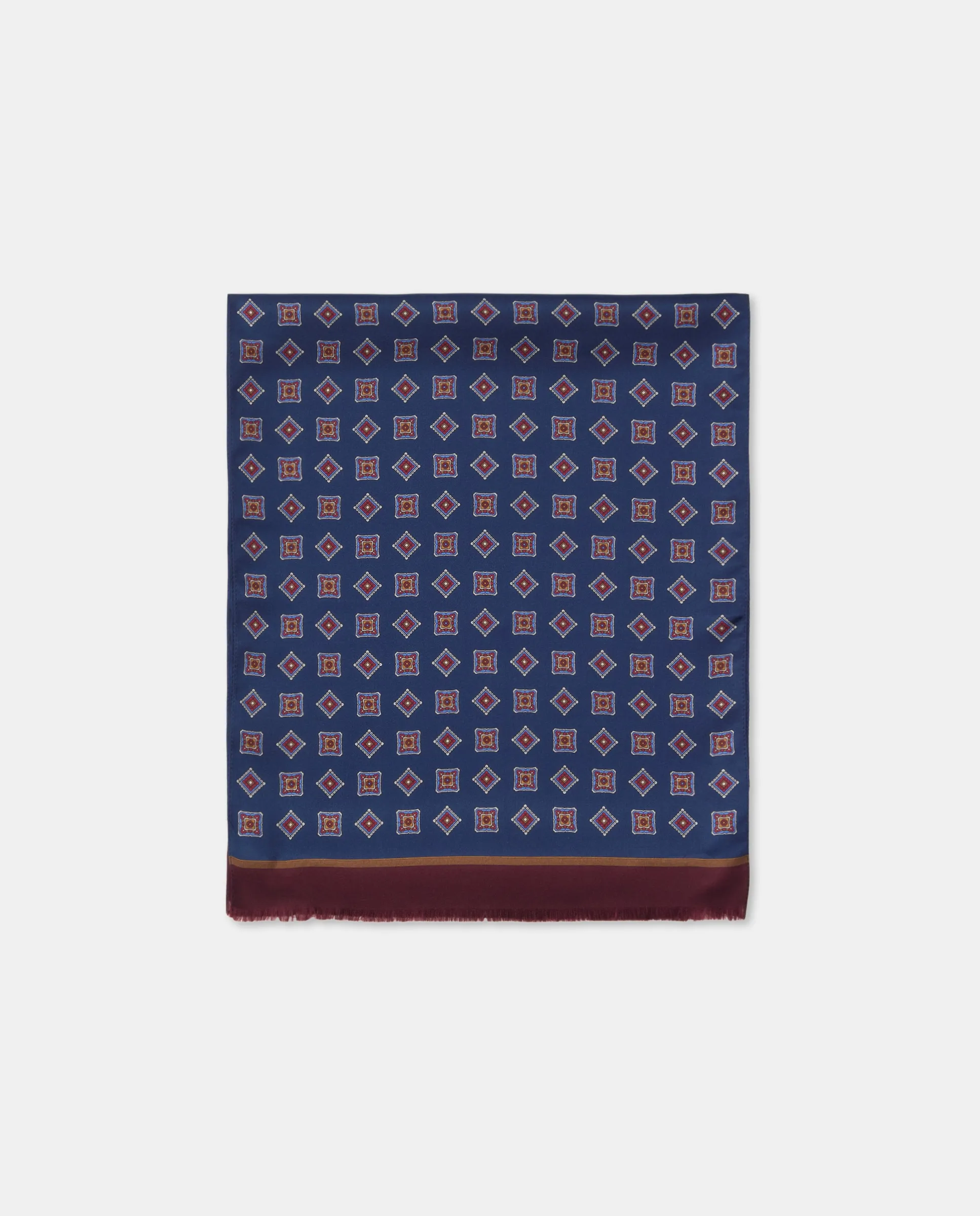 Фантазийный шелковый шарф Emidio Tucci, темно-синий
Фантазийный шелковый шарф Emidio Tucci, темно-синий