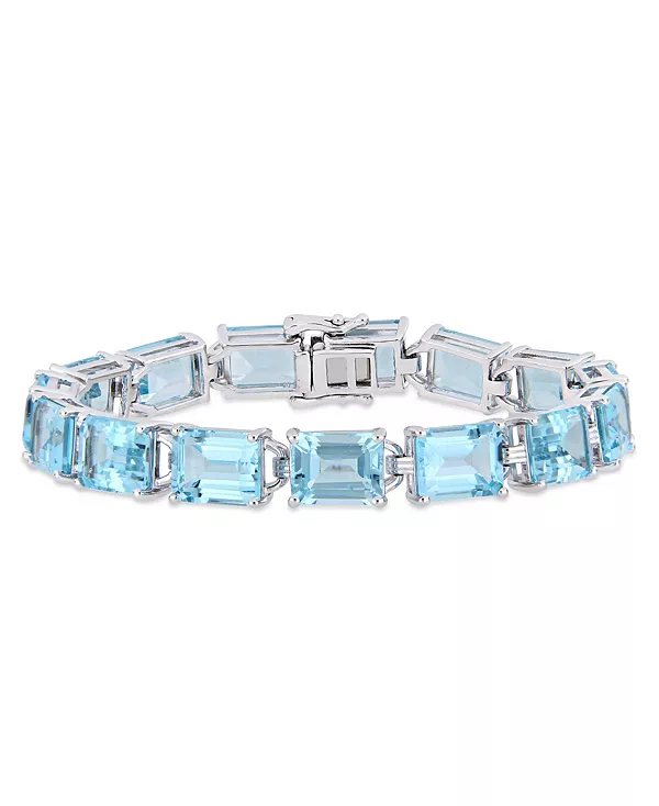 Теннисный браслет с голубым топазом (59-3/4 карата) из стерлингового серебра Macy'S, blue
Теннисный браслет с голубым топазом (59-3/4 карата) из стерлингового серебра Macy'S, blue