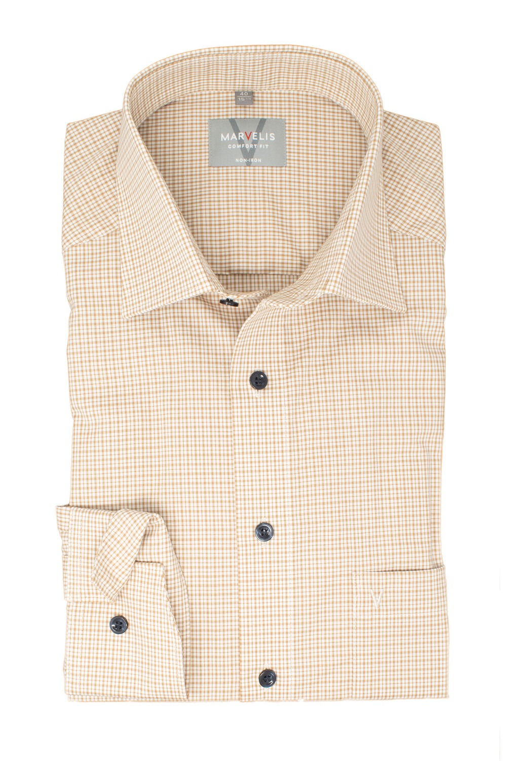 Рубашка MARVELIS Comfort Fit Business, бежевый
Рубашка MARVELIS Comfort Fit Business, бежевый