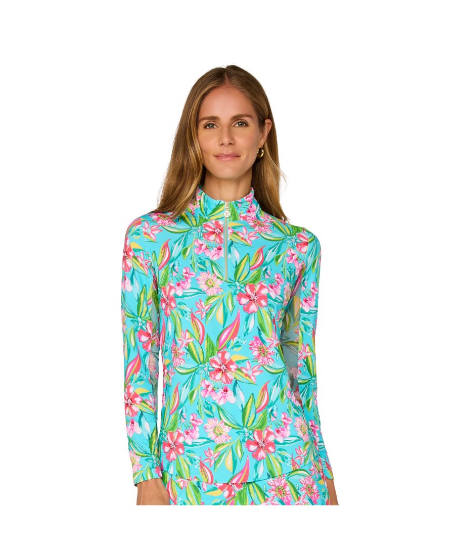 Топ с длинными рукавами и воротником-стойкой от G Lifestyle G Lifestyle Clothing, Multi blooming flower
Топ с длинными рукавами и воротником-стойкой от G Lifestyle G Lifestyle Clothing, Multi blooming flower