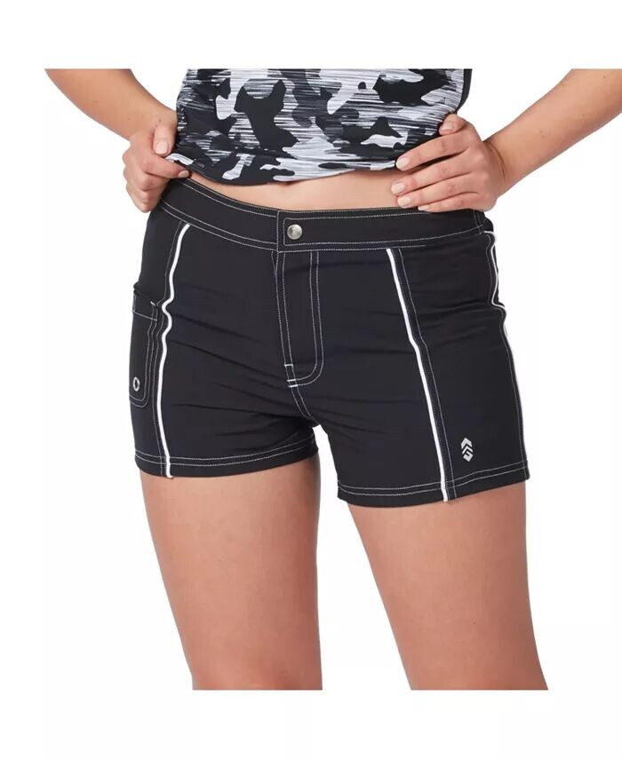 Женские шорты для плавания из эластичной ткани Free Country, черный
Женские шорты для плавания из эластичной ткани Free Country, черный