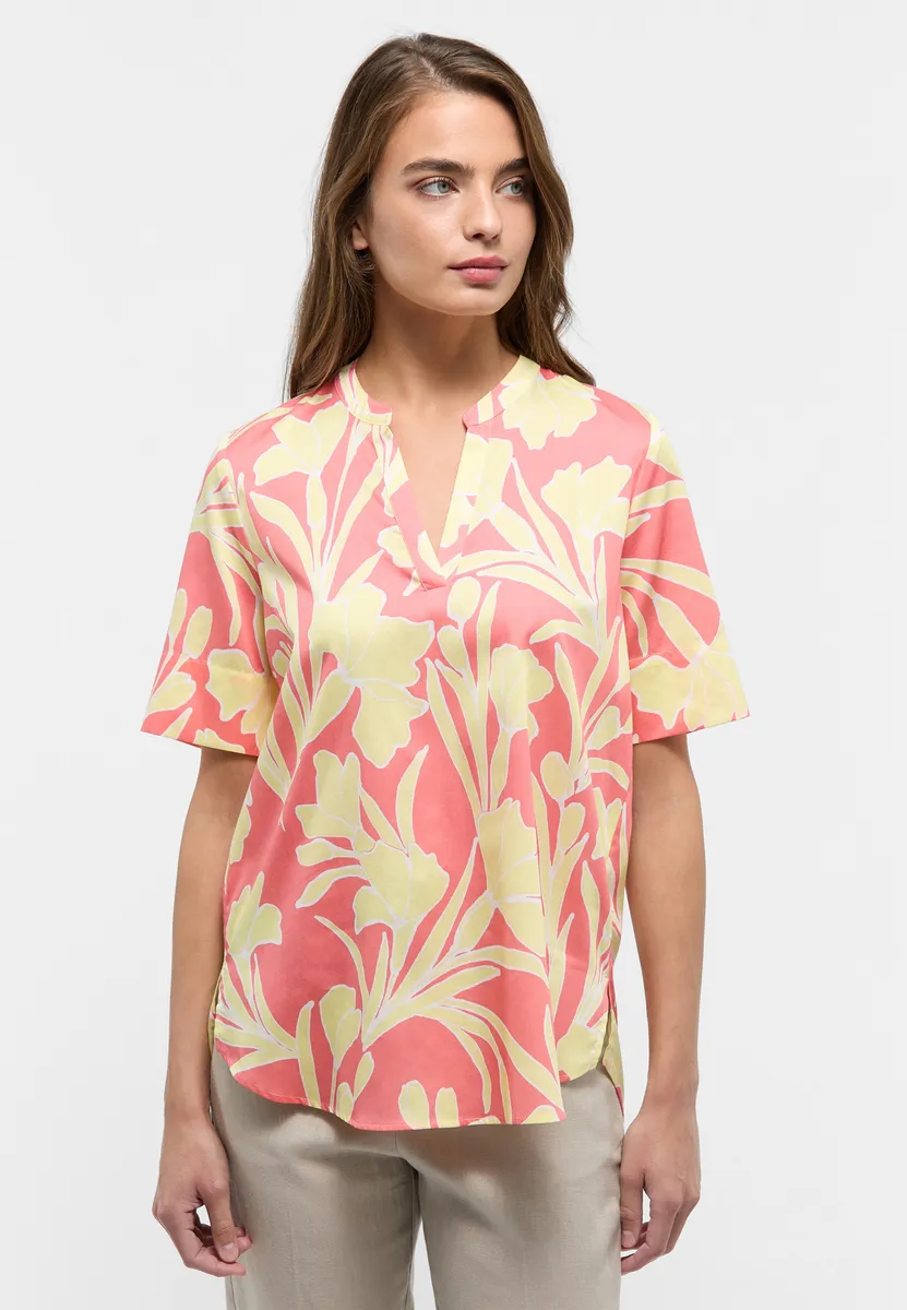 Длинная блузка Eterna "СВОБОДНЫЙ ФИТ", коралловый 
Длинная блузка Eterna "СВОБОДНЫЙ ФИТ", коралловый