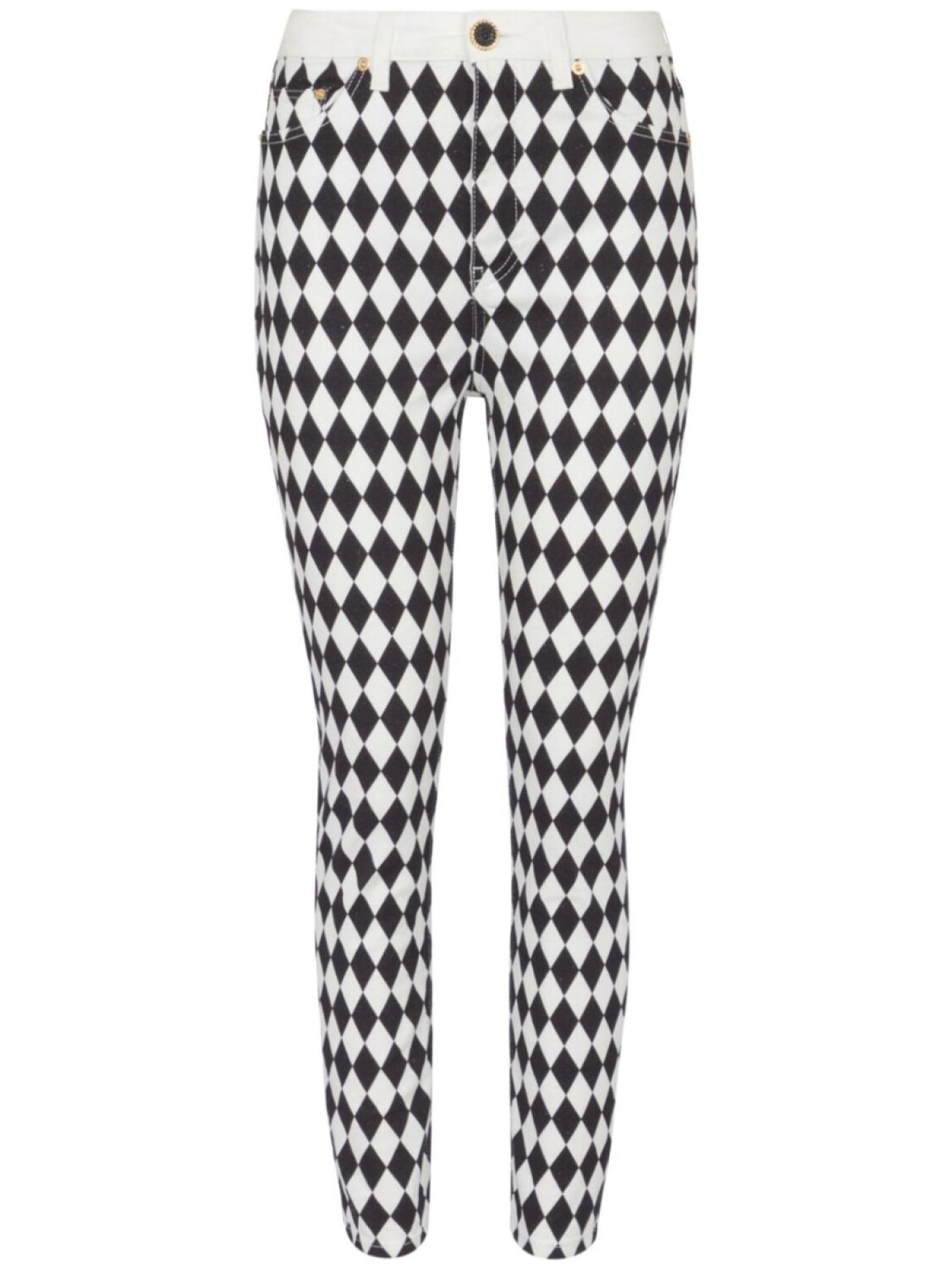 Balmain узкие джинсы с ромбовидным принтом, белый
Balmain узкие джинсы с ромбовидным принтом, белый