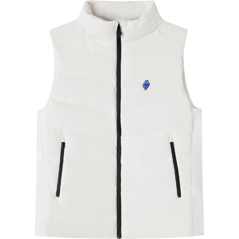 Le Coq Sportif Женская жилетка цвета слоновой кости, Ivory White 
Le Coq Sportif Женская жилетка цвета слоновой кости, Ivory White