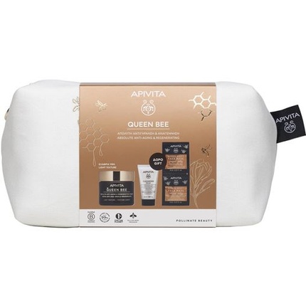 Крем для лица Queen Bee с легкой текстурой 50 мл с очищающим молочком 3 в 1 50 мл и желейной маской для лица 2x8 мл Apivita
Крем для лица Queen Bee с легкой текстурой 50 мл с очищающим молочком 3 в 1 50 мл и желейной маской для лица 2x8 мл Apivita