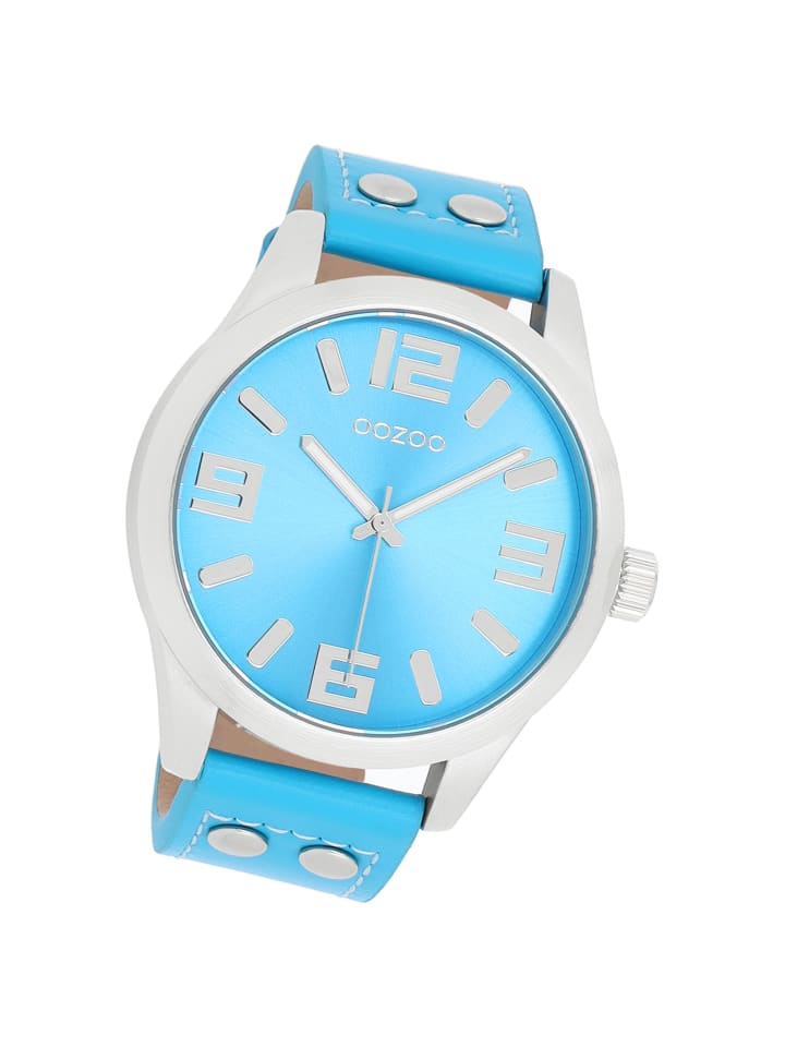 Аналоговые наручные часы Oozoo Timepieces, светло-голубые, очень большие (примерно 46 мм)
Аналоговые наручные часы Oozoo Timepieces, светло-голубые, очень большие (примерно 46 мм)