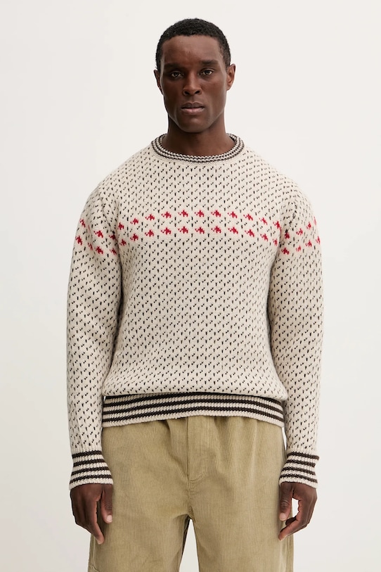 Шерстяной свитер Cabourn Direttissima Mammut, бежевый
Шерстяной свитер Cabourn Direttissima Mammut, бежевый