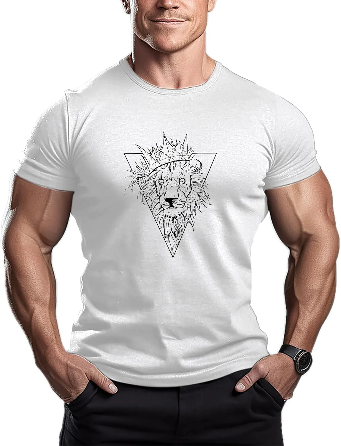 Футболка King Lion Crown для бодибилдинга | Мужской майка для тренажерного зала ReedCA
Футболка King Lion Crown для бодибилдинга | Мужской майка для тренажерного зала ReedCA