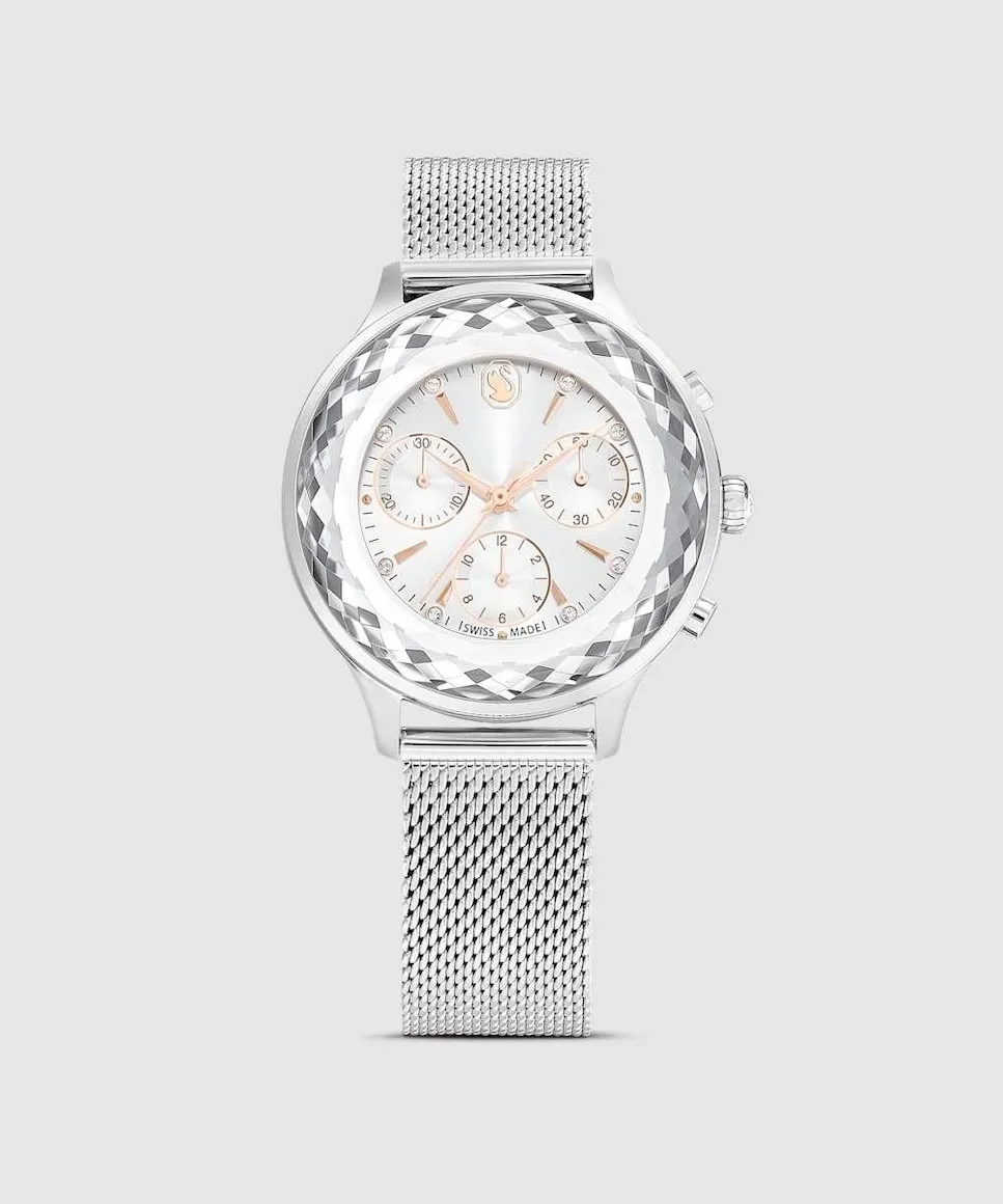 Женские часы Nova Chrono в серебряном цвете Swarovski, серебряный
Женские часы Nova Chrono в серебряном цвете Swarovski, серебряный