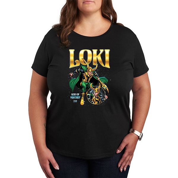 Футболка с принтом Loki god of mischief Plus size Marvel
Футболка с принтом Loki god of mischief Plus size Marvel