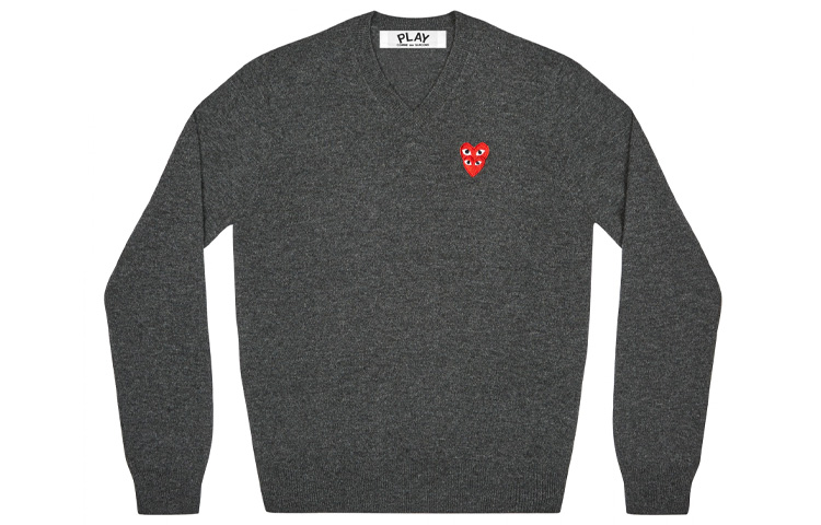 CDG Play Свитер женский серый
CDG Play Свитер женский серый