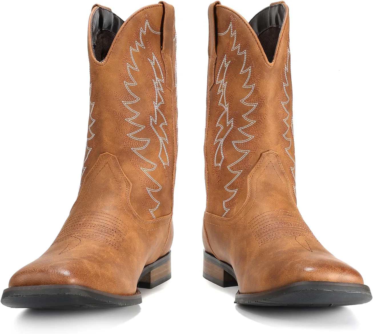 Мужские ковбойские сапоги IUV для широкой стопы с квадратным носком, вестерн-сапоги с классической вышивкой, прочные сапоги без шнуровки, светло-коричневый
Мужские ковбойские сапоги IUV для широкой стопы с квадратным носком, вестерн-сапоги с классической вышивкой, прочные сапоги без шнуровки, светло-коричневый