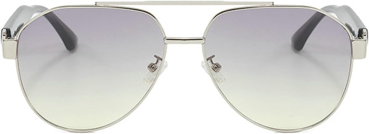 Солнцезащитные очки Willochra Fashion с двойной перемычкой, овальной формы, металлические, винтажные, градиентные, в стиле «пилот», с защитой от УФ-излучения UV400, C6
Солнцезащитные очки Willochra Fashion с двойной перемычкой, овальной формы, металлические, винтажные, градиентные, в стиле «пилот», с защитой от УФ-излучения UV400, C6