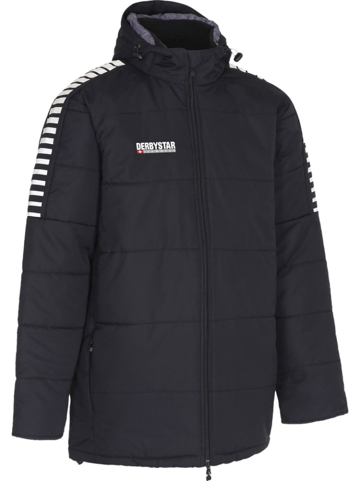 Куртка-дождевик "Hyper Stadium Jacket" черного цвета Derbystar
Куртка-дождевик "Hyper Stadium Jacket" черного цвета Derbystar