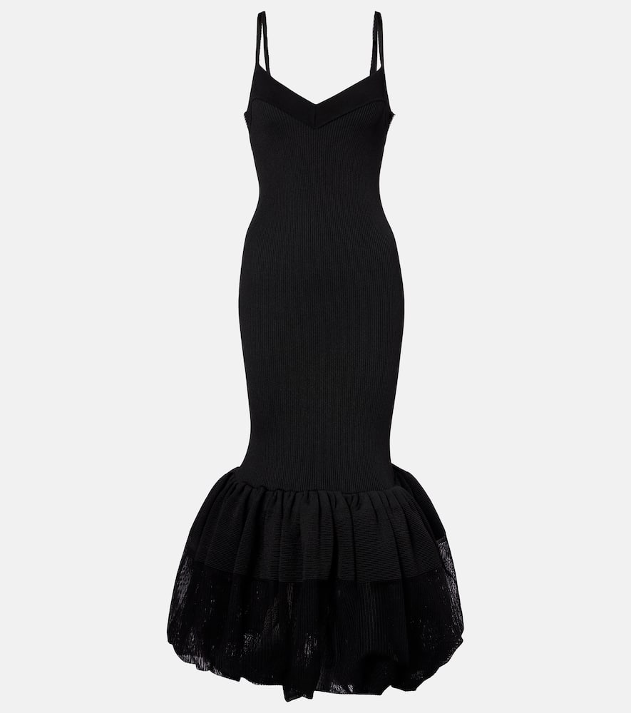 Рибленое платье миди Givenchy, Black
Рибленое платье миди Givenchy, Black