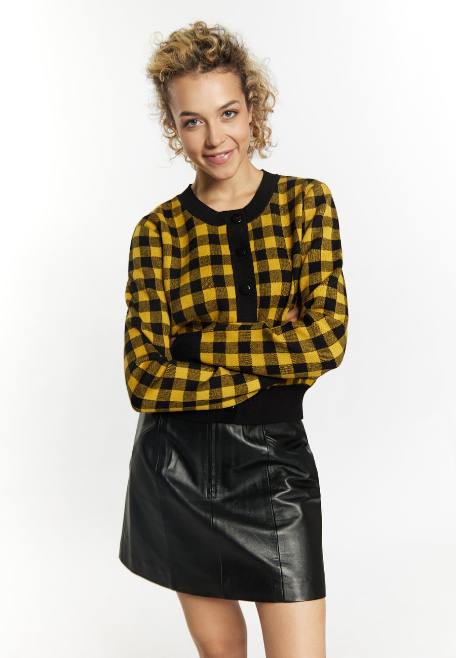 Кардиган myMo ROCKS Cardigan, Schwarz Gelb/Black
Кардиган myMo ROCKS Cardigan, Schwarz Gelb/Black