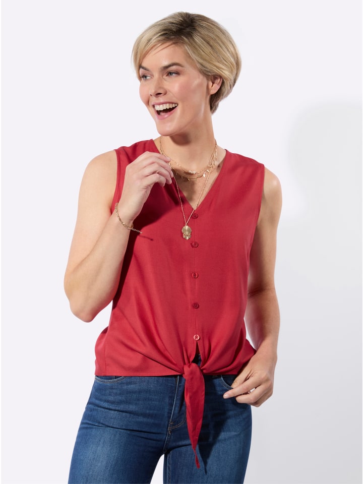 Клубничный топ-блузка WITT WEIDEN
Клубничный топ-блузка WITT WEIDEN