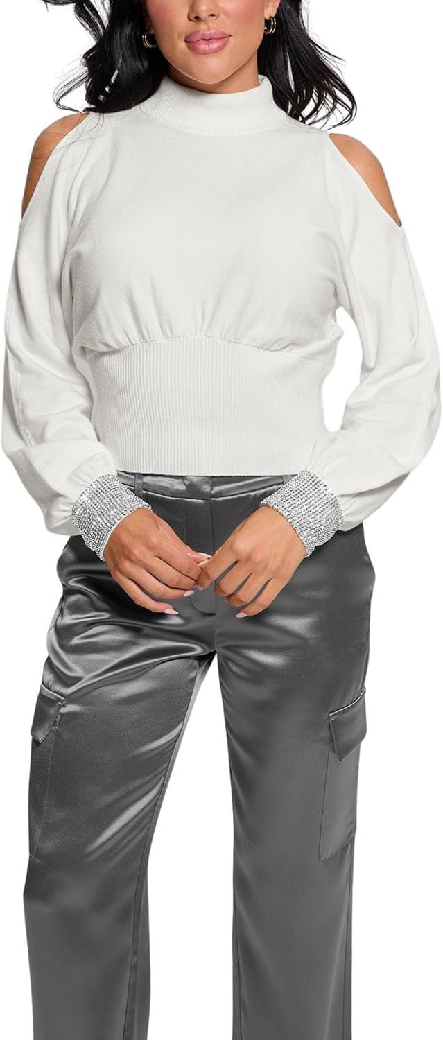 GUESS Женский свитер Josie с длинным рукавом и лодочкой, Safari Tan Gold Lurex
GUESS Женский свитер Josie с длинным рукавом и лодочкой, Safari Tan Gold Lurex