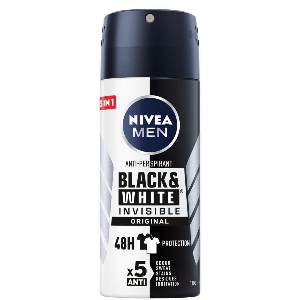 Антиперспирант для мужчин Nivea Men Invisible Original, 100 мл
Антиперспирант для мужчин Nivea Men Invisible Original, 100 мл