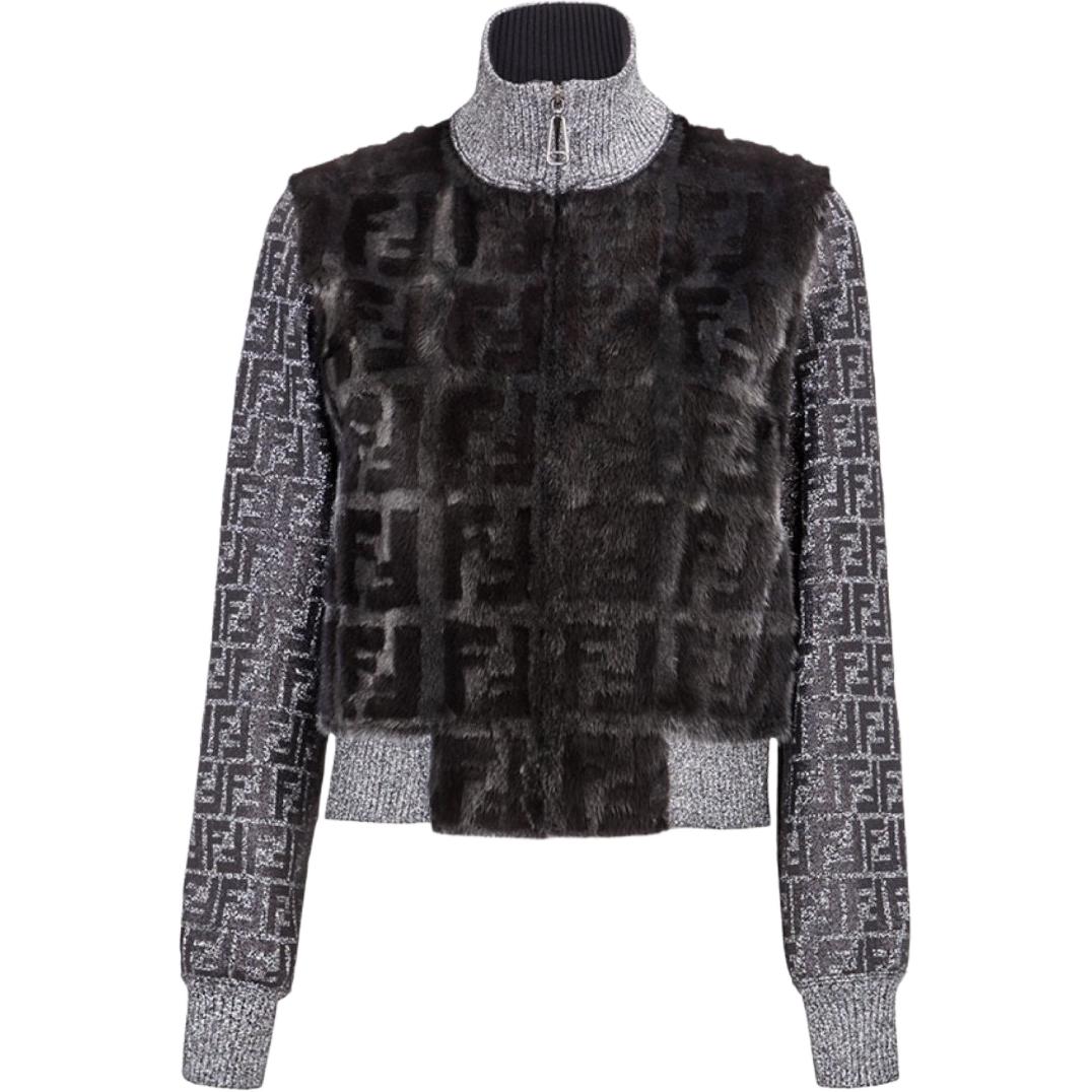 Куртка женская серая FENDI, серый
Куртка женская серая FENDI, серый