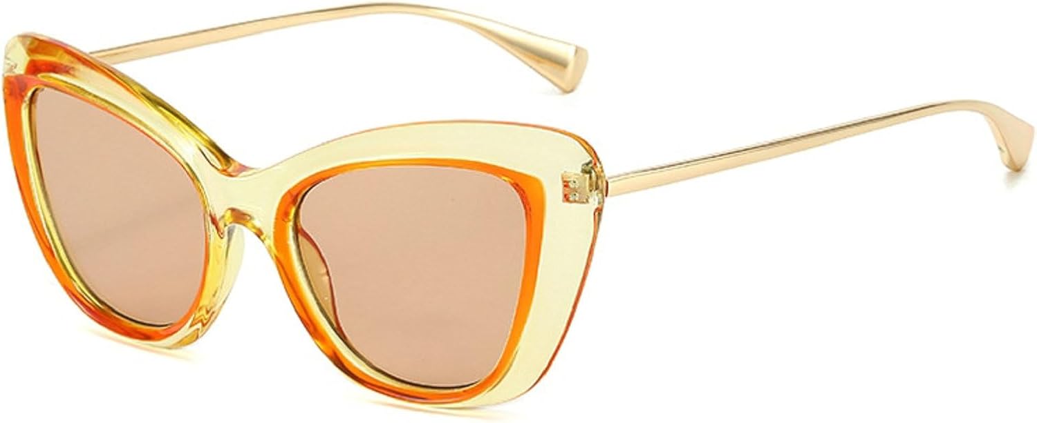 Солнцезащитные очки «кошачий глаз» для женщин, модные градиентные оттенки, защита от УФ-излучения UV400, солнцезащитные очки для мужчин, ретро-панк, трендовые женские очки 3235 Melrose, Yellow
Солнцезащитные очки «кошачий глаз» для женщин, модные градиентные оттенки, защита от УФ-излучения UV400, солнцезащитные очки для мужчин, ретро-панк, трендовые женские очки 3235 Melrose, Yellow