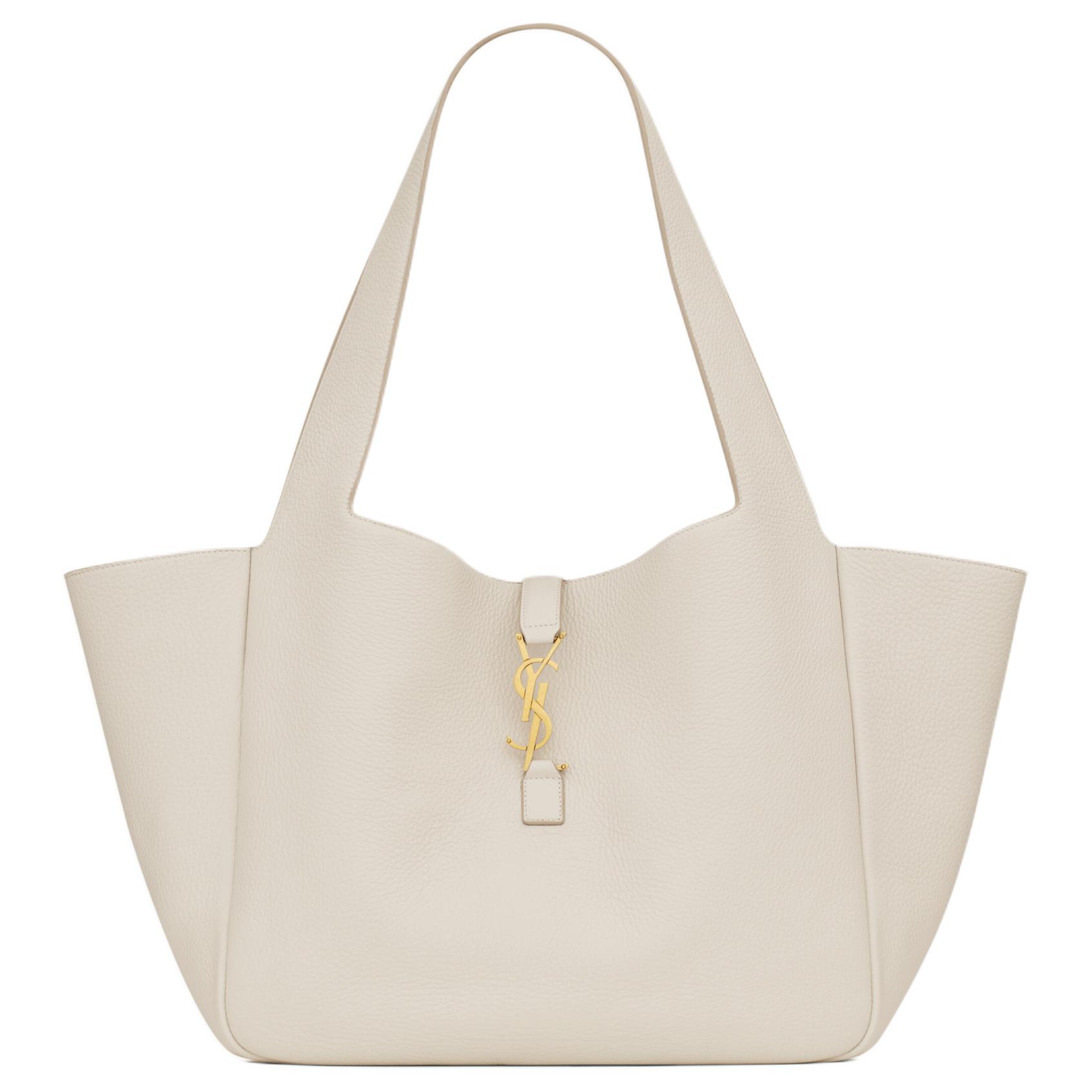 SAINT LAURENT Кожаная сумка через плечо винтажная белая 
SAINT LAURENT Кожаная сумка через плечо винтажная белая