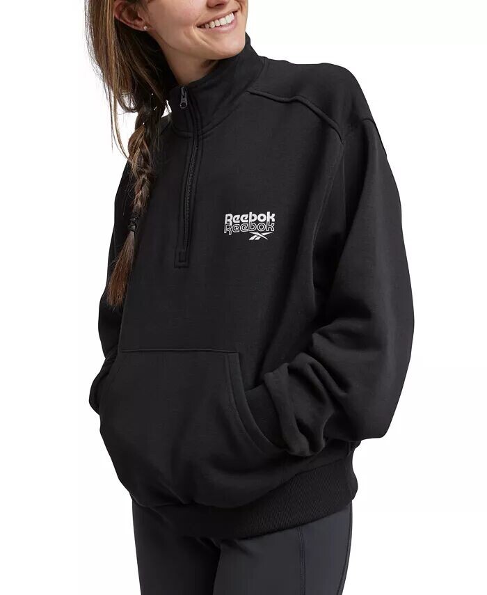 Женский свитшот с молнией на четверть от бренда Identity Brand Proud Reebok, черный
Женский свитшот с молнией на четверть от бренда Identity Brand Proud Reebok, черный
