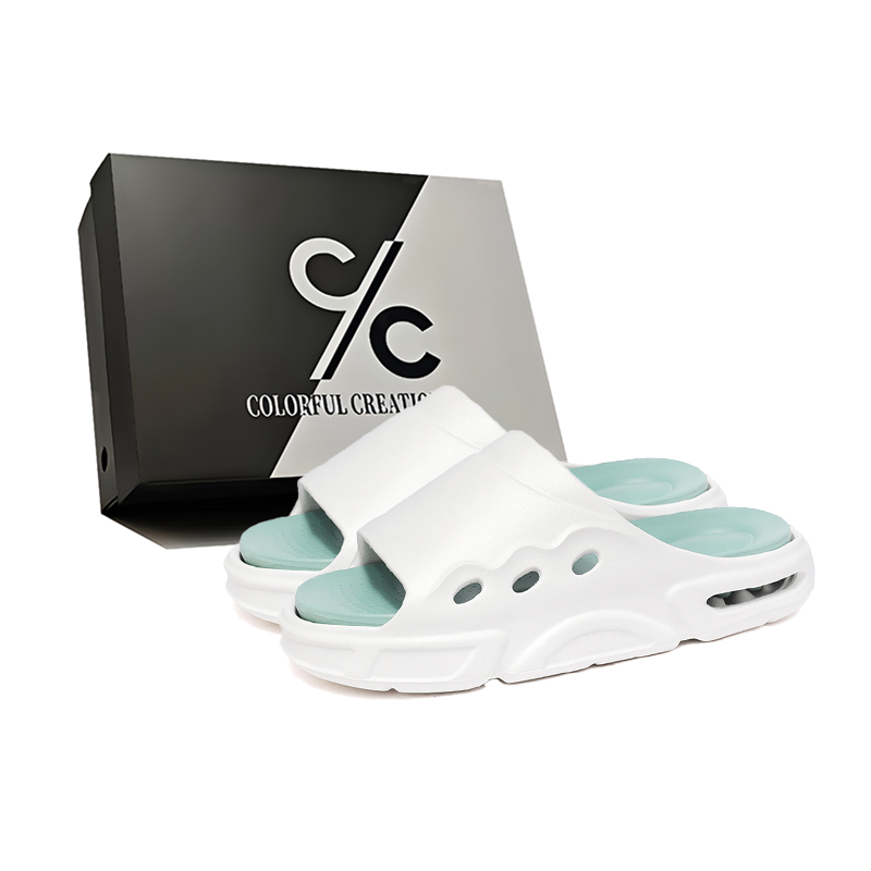 Массажный коврик EVA Cut Out, тихий, нескользящий, устойчивый к запахам, сандалии для мужчин Colorful Creations, White Green
Массажный коврик EVA Cut Out, тихий, нескользящий, устойчивый к запахам, сандалии для мужчин Colorful Creations, White Green