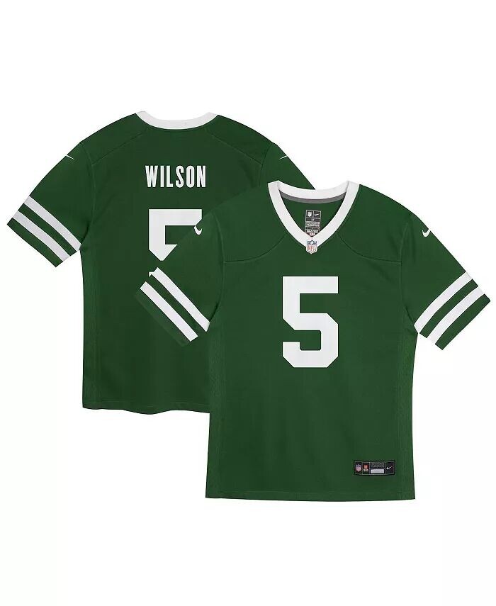 Малыш Гарретт Уилсон Legacy Green New York Jets Игровая майка Nike
Малыш Гарретт Уилсон Legacy Green New York Jets Игровая майка Nike