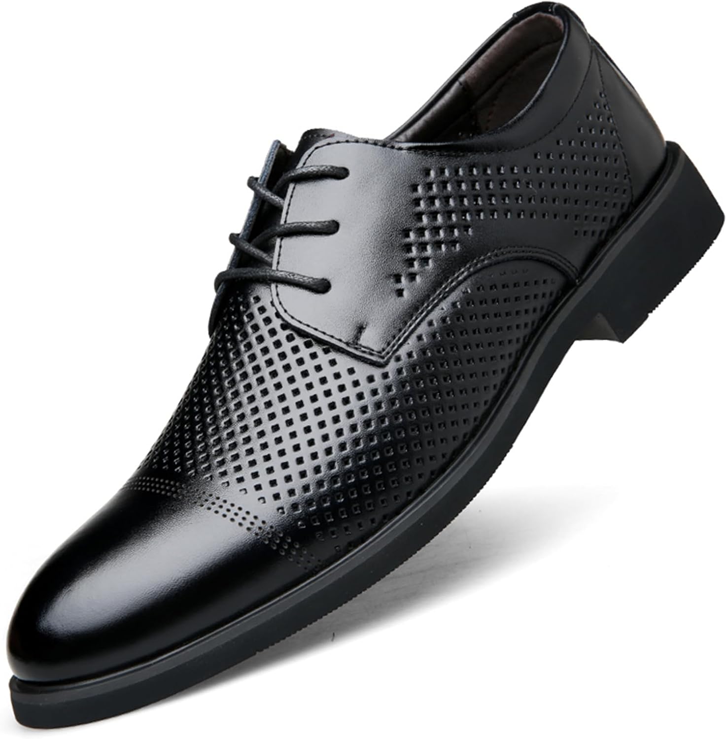 Мужские современные оксфорды с крыльями, классические шнурованные деловые и повседневные туфли для работы и свадьбы Abborora, черный
Мужские современные оксфорды с крыльями, классические шнурованные деловые и повседневные туфли для работы и свадьбы Abborora, черный