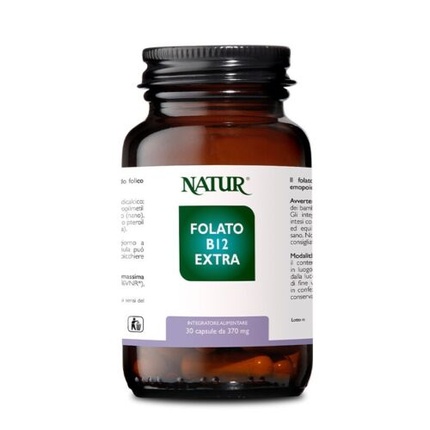Natur Folato B12 Extra Food Integrator 30 капсул Natur Srl 
Natur Folato B12 Extra Food Integrator 30 капсул Natur Srl
