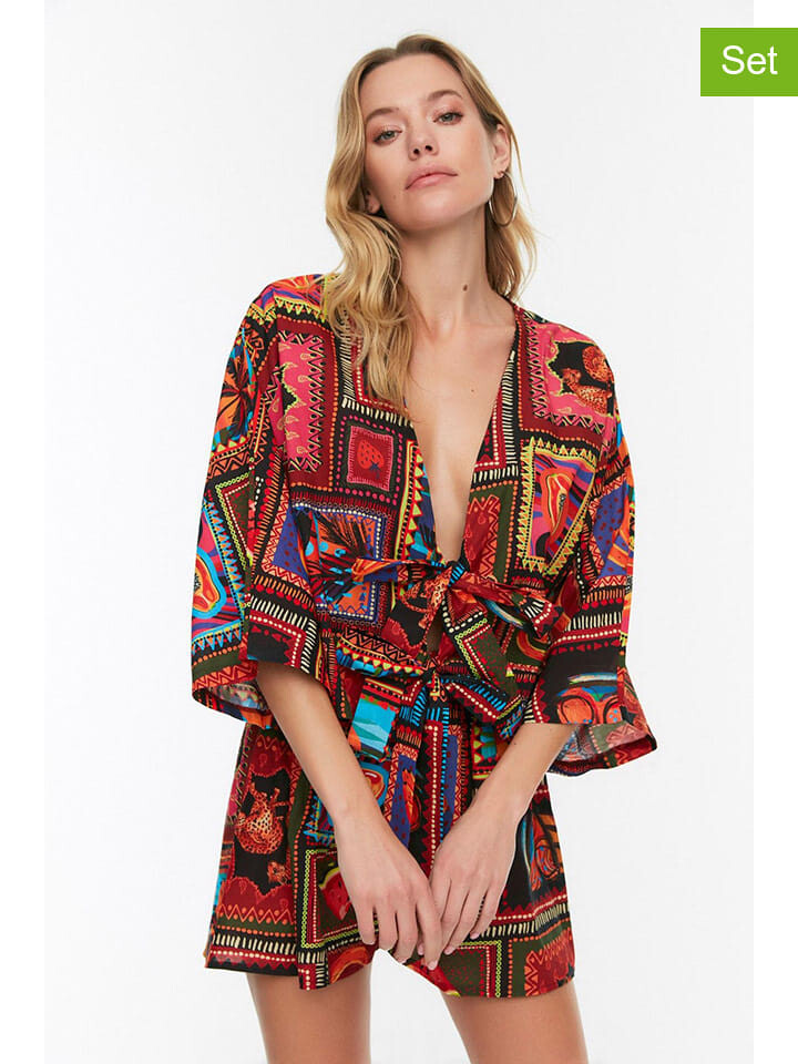 Блуза trendyol 2tlg Outfit, цвет rot/bunt
Блуза trendyol 2tlg Outfit, цвет rot/bunt