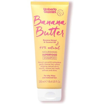 Umberto Giannini Banana Butter Питательный шампунь-суперпродукт Веганская увлажняющая формула без жестокости 250 мл
Umberto Giannini Banana Butter Питательный шампунь-суперпродукт Веганская увлажняющая формула без жестокости 250 мл