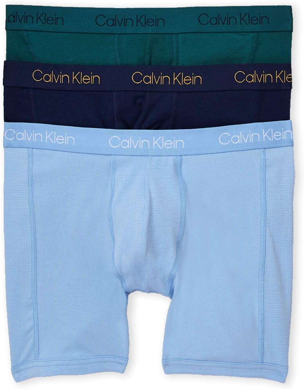 Мужские дышащие хлопковые сетчатые трусы-боксеры Calvin Klein, 3 шт., Blue(Np2181-982)/Green
Мужские дышащие хлопковые сетчатые трусы-боксеры Calvin Klein, 3 шт., Blue(Np2181-982)/Green