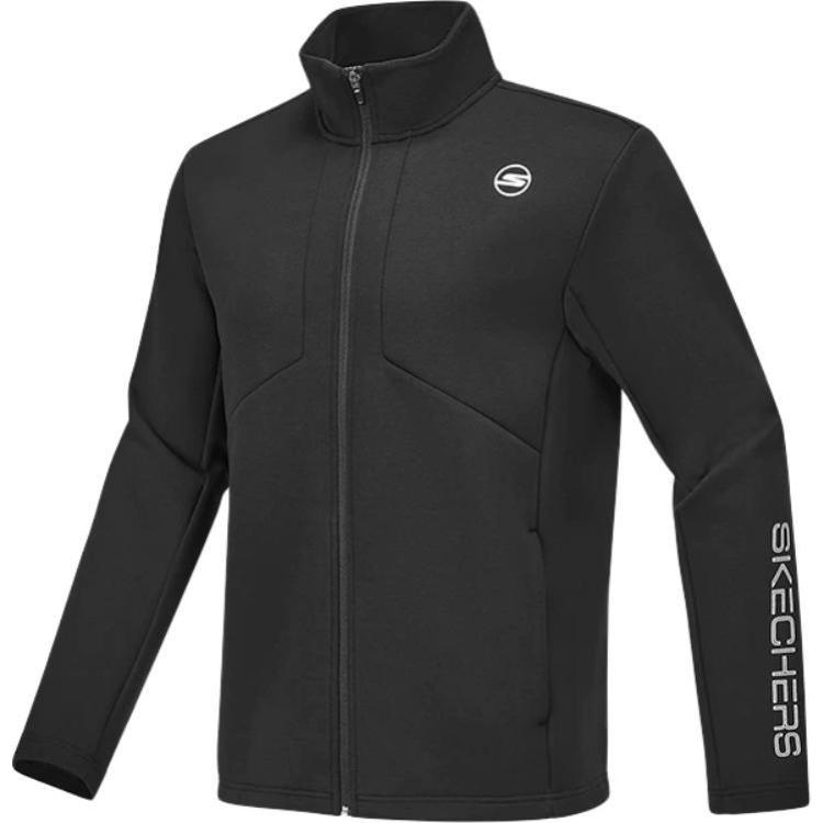 Skechers Мужская спортивная куртка угольно-черная, Carbon Black-0018
Skechers Мужская спортивная куртка угольно-черная, Carbon Black-0018